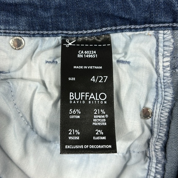 Buffalo David Bitton Alyssa High-Rise Straight Leg Stretch Denim | Size 27 - Picture 8 of 9